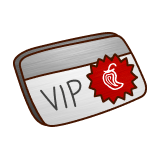 A line drawing of a Chipotle Rewards VIP pass.